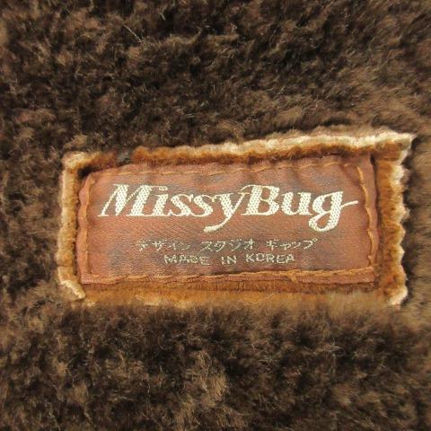ミッシーバグ MISSY BUG ムートンコート チェスターコート 毛皮 