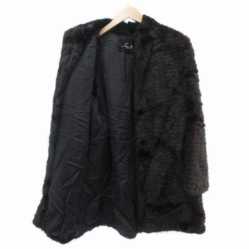 大洋ミンク Taiyo Mink AOYAMA ミンクファー コート ハーフ ミドル丈