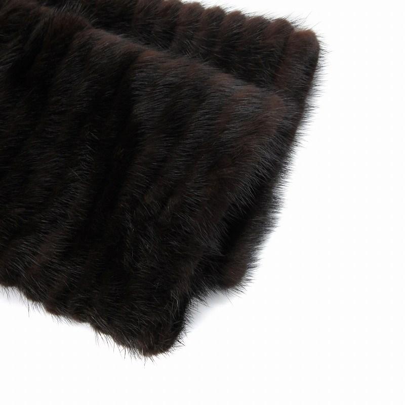 大洋ミンク Taiyo Mink AOYAMA ミンクファー コート ハーフ ミドル丈