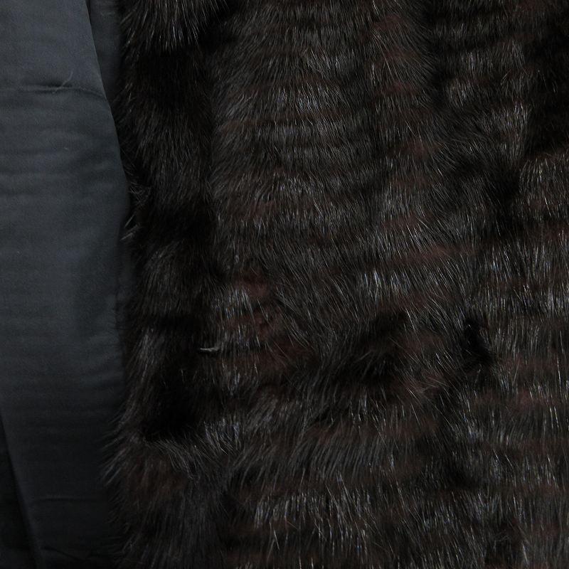 大洋ミンク Taiyo Mink AOYAMA ミンクファー コート ハーフ ミドル丈