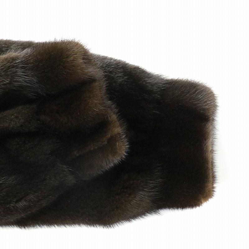 未使用品 ランバン LANVIN ブラックグラマ BLACKGLAMA ファーコート 
