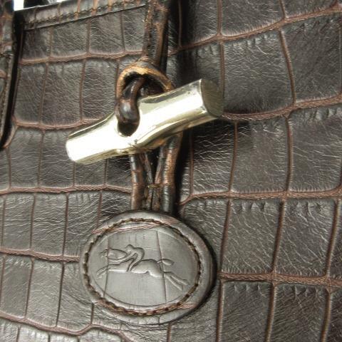 LONGCHAMP（ロンシャン） ロゾ ハンドバッグ トートバッグ クロコ型