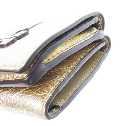 ゴールド レザー トリーバーチ 三つ折り 財布 楽天市場】トリーバーチ