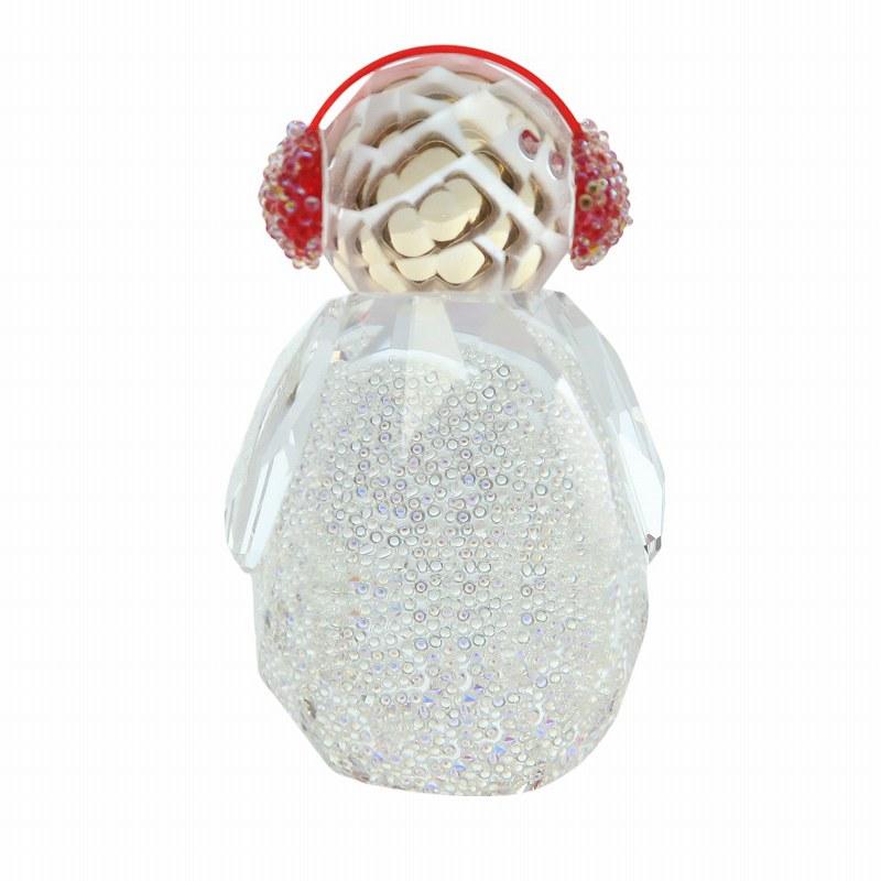 スワロフスキー ロッキングペンギン イヤーマフ クリスタル 置物