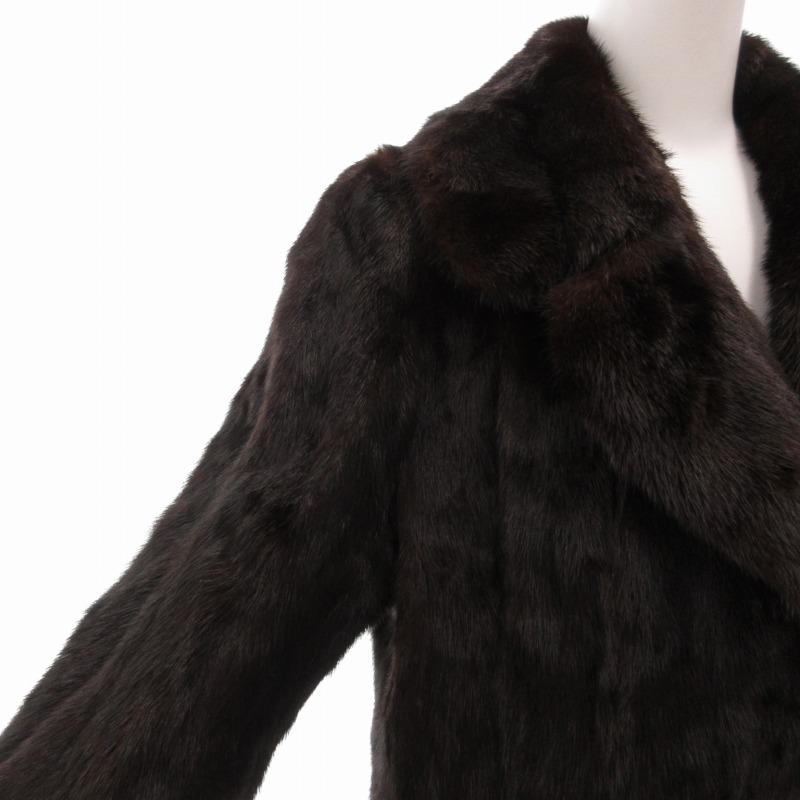 EMBA SAGA MINK エンバ サガミンク ロングコート 着丈105cm サガミンク SAGA MINK エンバ EMBA 銀サガ ファーコート ミンク 毛皮