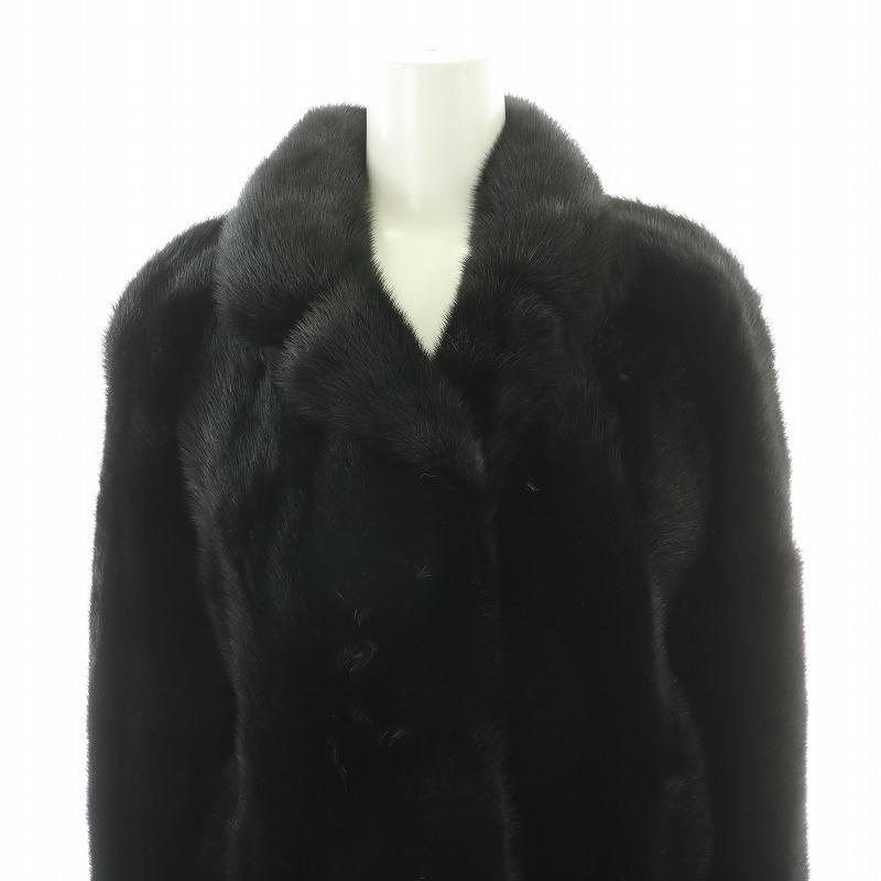 ノーブランド ファーコート 毛皮コート ミンク ハーフ 大きいサイズ 13