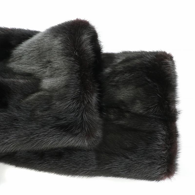 ノーブランド ファーコート 毛皮コート ミンク ハーフ 大きいサイズ 13