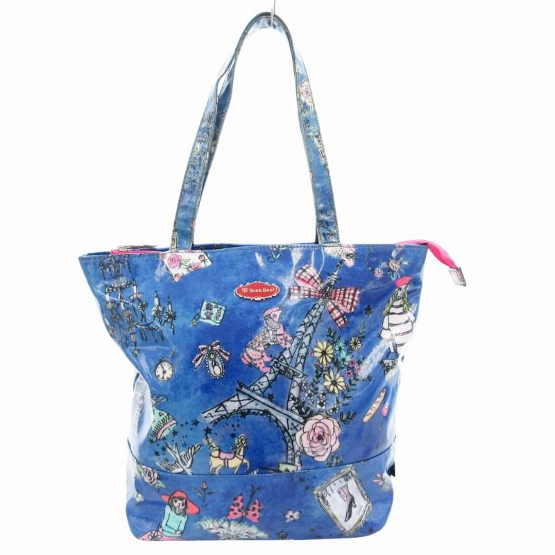 Think Bee!　シンクビー　花柄　バッグ　トートバッグ　ネイビー 楽天市場】Think Bee！(シンクビー) フラワー トートバッグ