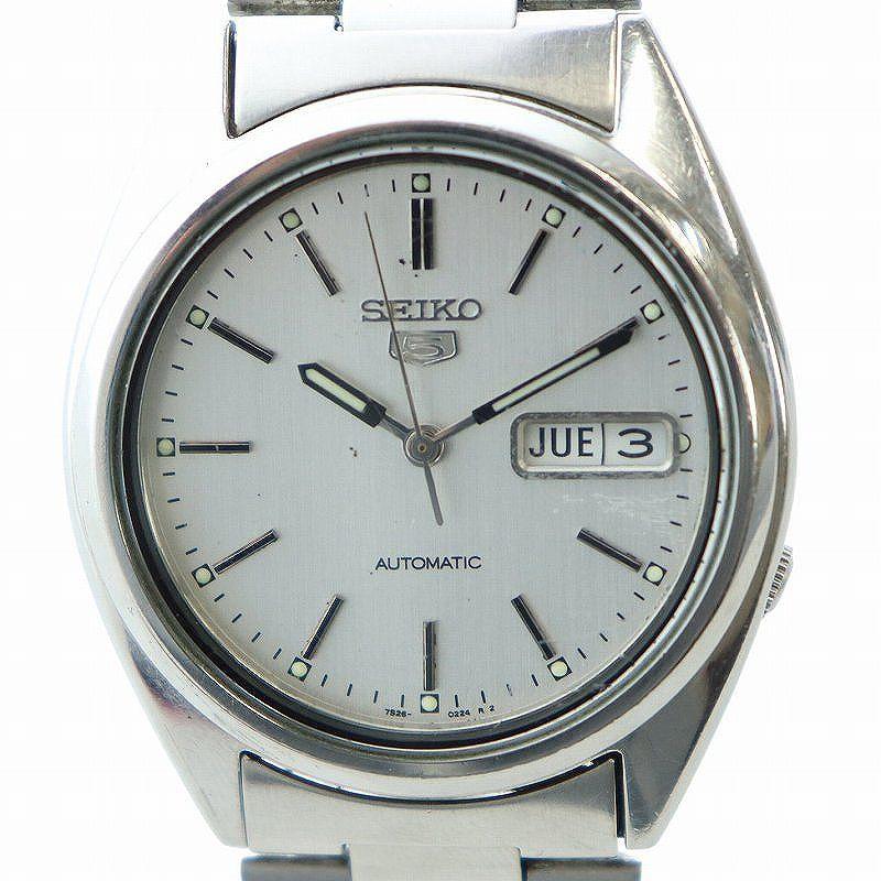 セイコー SEIKO ファイブ 5 腕時計 ウォッチ 自動巻き カレンダー付き  