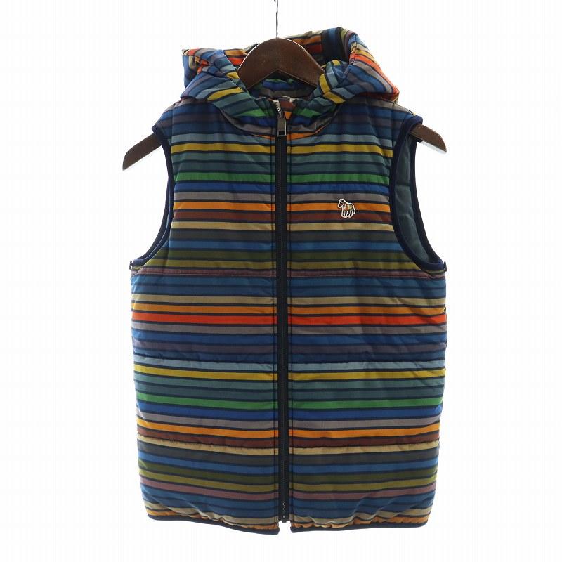Paul Smith（ポール・スミス） 中綿ベスト ブルゾン ジップアップ ロゴ