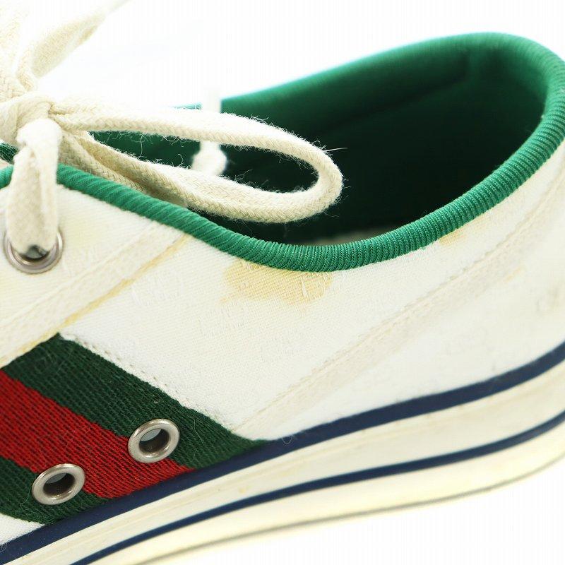 GUCCI（グッチ） テニススニーカー シューズ 靴 ロゴ キャンバス 