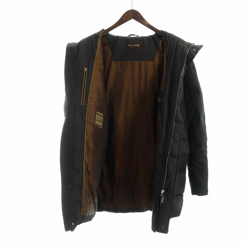 ムーレー MOORER BARBIERI-KM ダウンコート ロング 長袖 フード