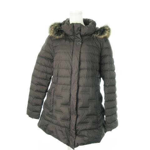 バルマン BALMAIN ダウンジャケット ステンカラー ブルーフォックス