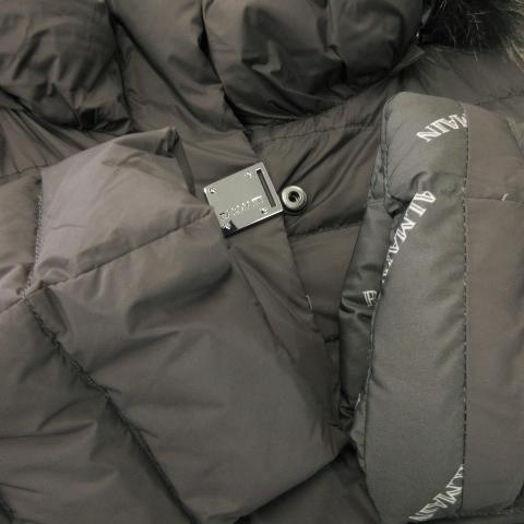 バルマン BALMAIN ダウンジャケット ステンカラー ブルーフォックス