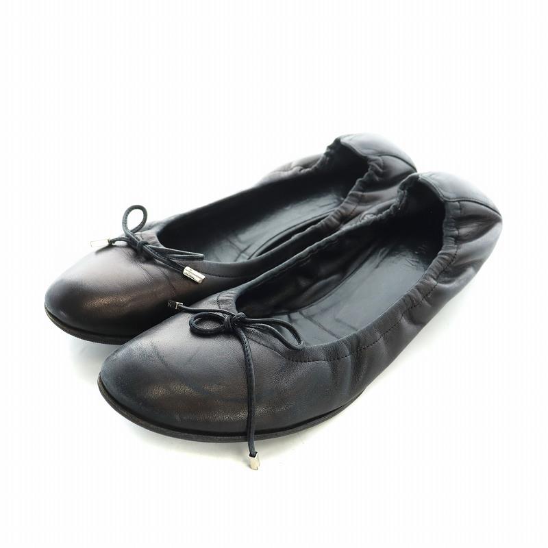 ルイ・ヴィトン ブラック フラットシューズ 38・バレエシューズ ルイ・ヴィトン ブラック フラットシューズ 38・バレエシューズ