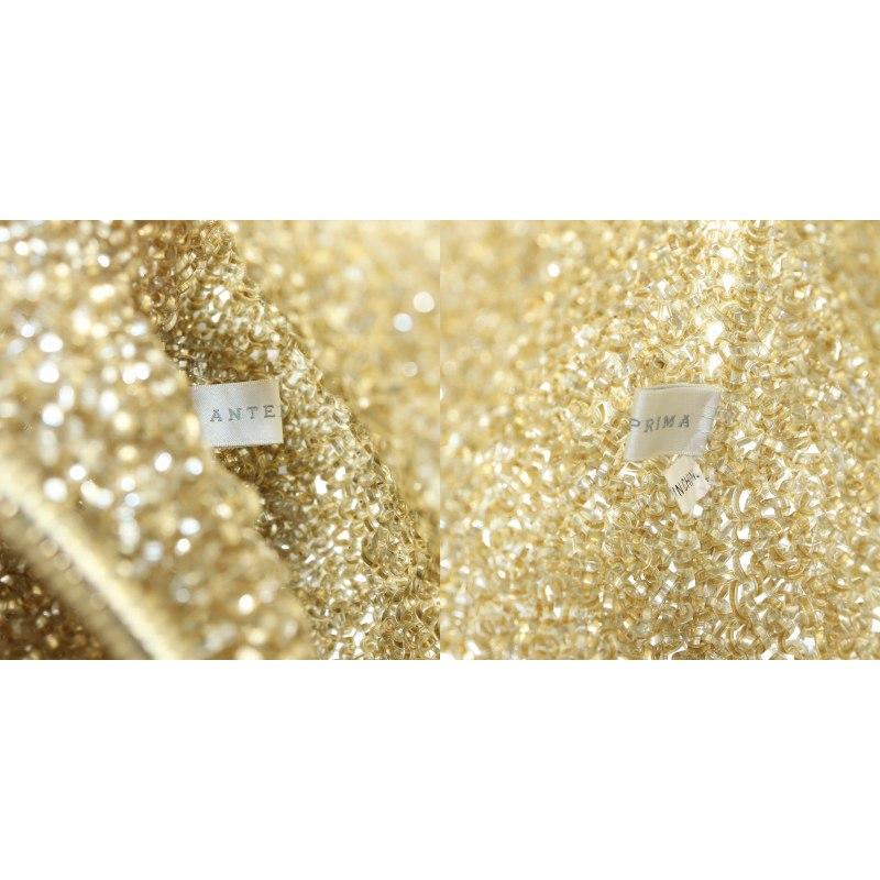 ANTEPRIMA アンテプリマ ワイヤーバッグ ハンド トート ロゴ ゴールド  