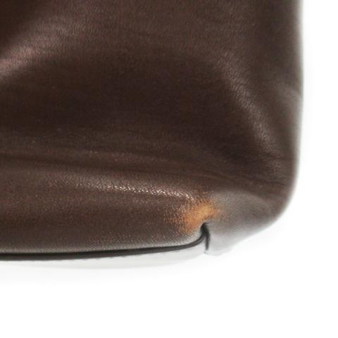 COACH（コーチ） ショルダーバッグ レザー 革 ロゴ タッセル 茶 