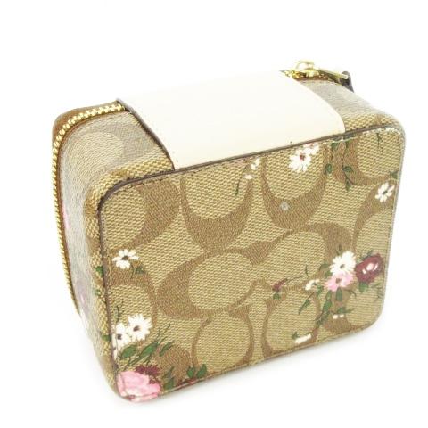 COACH（コーチ） ジュエリーボックス アクセサリーボックス PVC レザー