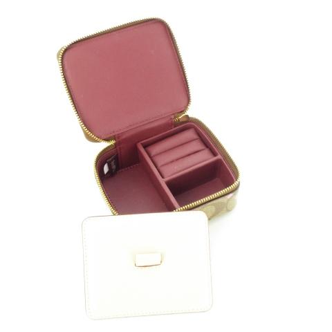 COACH（コーチ） ジュエリーボックス アクセサリーボックス PVC レザー