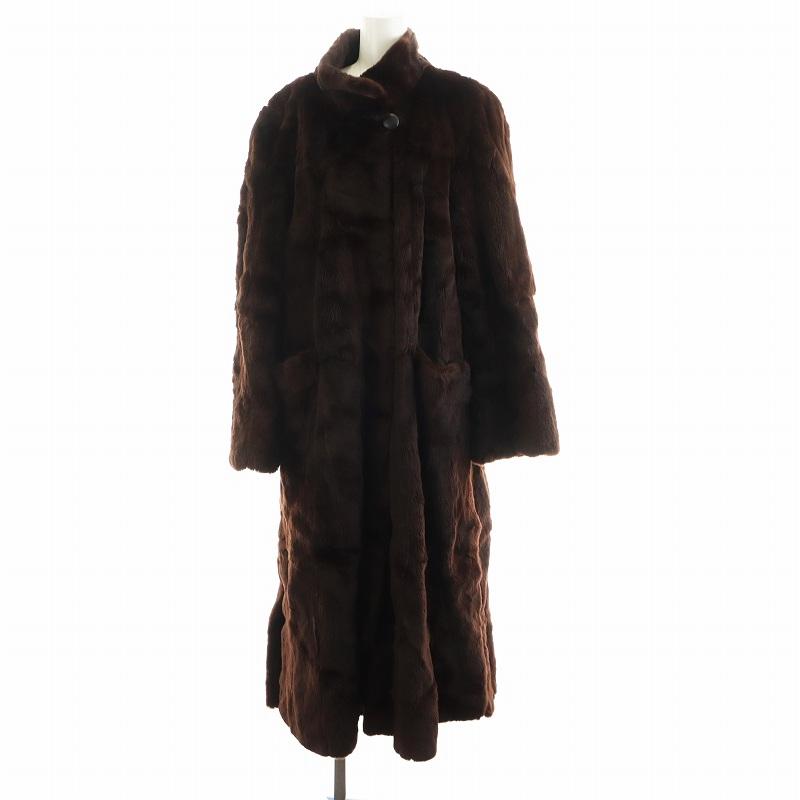 エーシーバング A.C.BANG 毛皮 シェアードミンクファー ロング コート