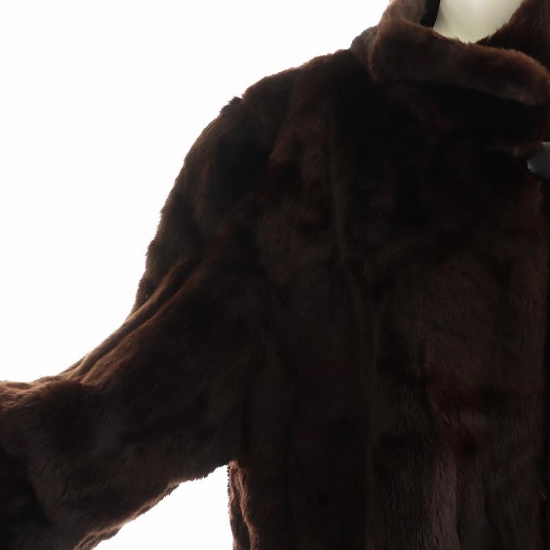 エーシーバング A.C.BANG 毛皮 シェアードミンクファー ロング コート