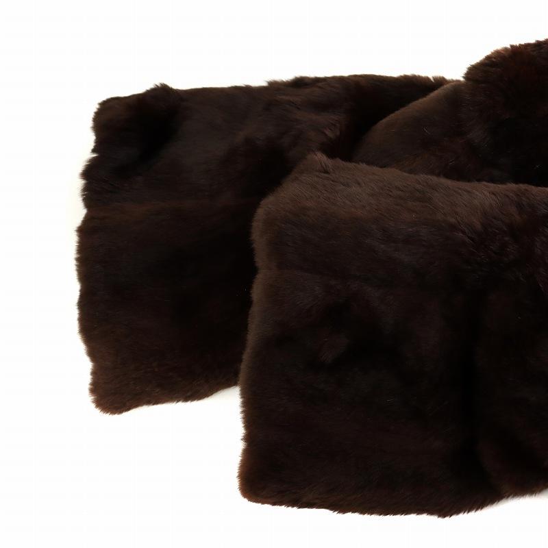 エーシーバング A.C.BANG 毛皮 シェアードミンクファー ロング コート