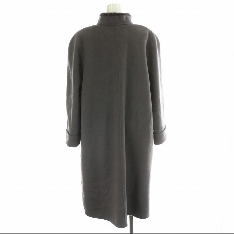 AUCH アウチ ファーコート ロング ショールカラー ミンクファー 毛皮