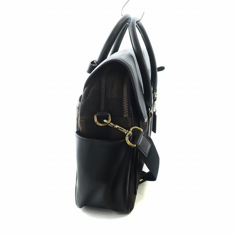 COACH メンズ ビジネスバッグ 2WAY シグネスチャー柄 F70936
