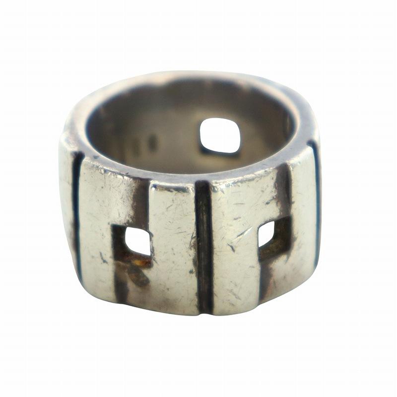 GUCCI グッチ Gモチーフ シルバー925 リング 12号 ヴィンテージ GUCCI グッチ 指輪 リング アクセサリー Gロゴ Silver925 12号