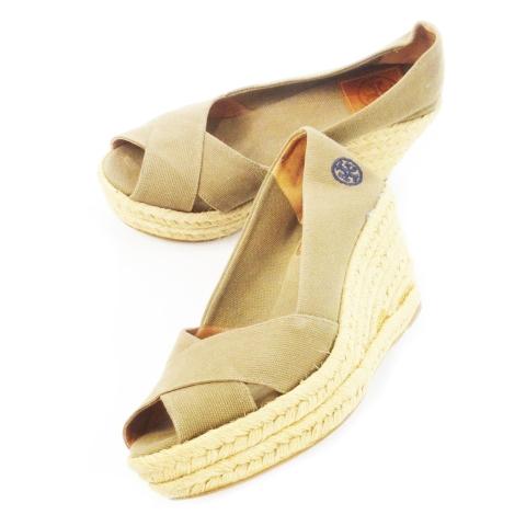 TORY BURCH（トリーバーチ） サンダル ウェッジソール エスパドリーユ 