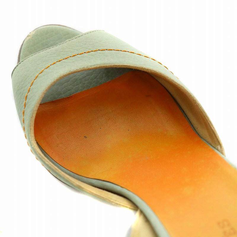 HERMES（エルメス） サンダル レザー オープントゥ ハイヒール