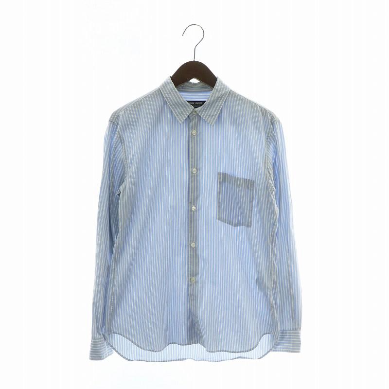 COMME des GARÇONS HOMME ウール切り替え長袖シャツ COMME des GARCONS HOMME コムデギャルソン オムCOMME フロントウール