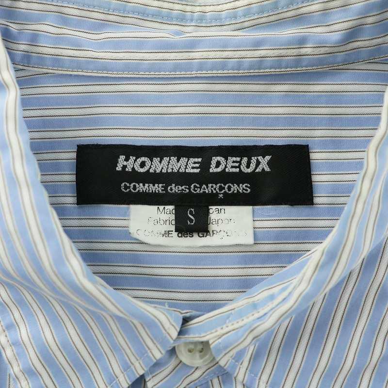 COMME des GARÇONS HOMME ウール切り替え長袖シャツ COMME des GARCONS HOMME コムデギャルソン オムCOMME フロントウール