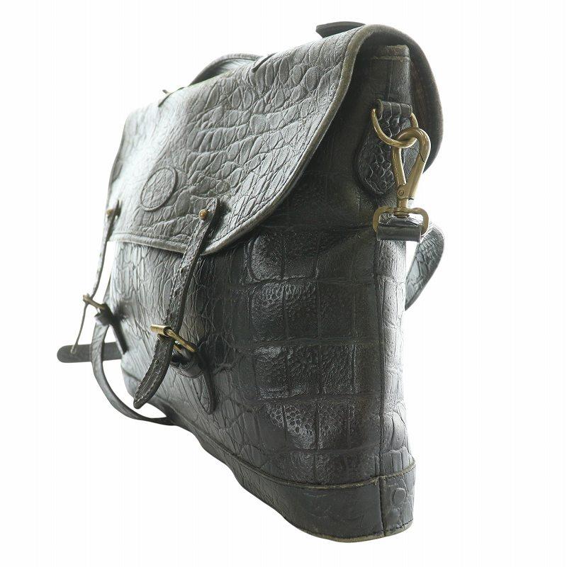 マルベリー Mulberry 2WAY ショルダーバッグ ハンドバッグ クロコ型 