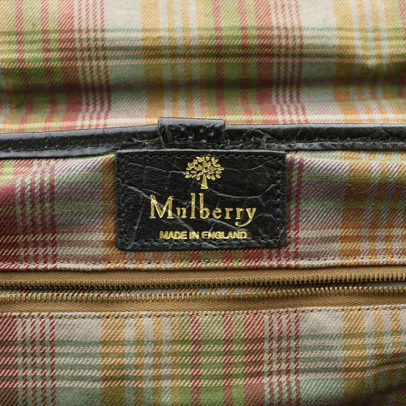 マルベリー Mulberry 2WAY ショルダーバッグ ハンドバッグ クロコ型