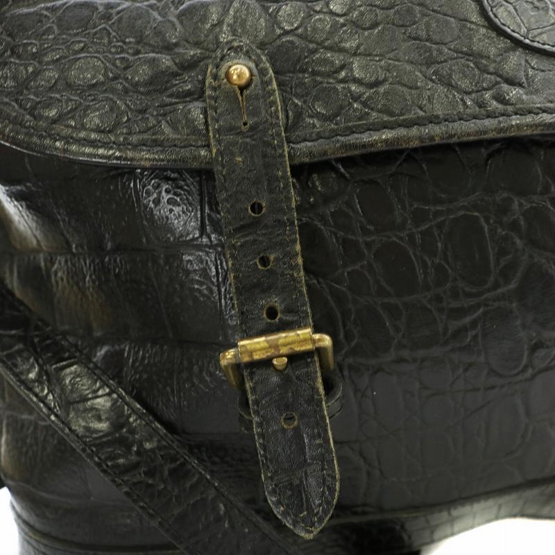 マルベリー Mulberry 2WAY ショルダーバッグ ハンドバッグ クロコ型 