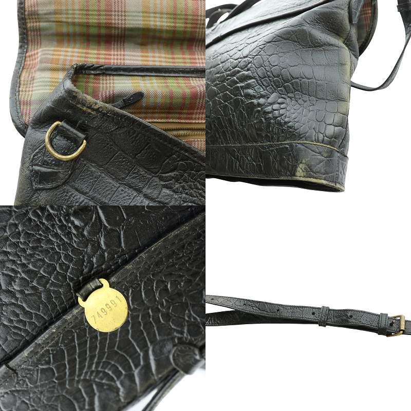 マルベリー Mulberry 2WAY ショルダーバッグ ハンドバッグ クロコ型 