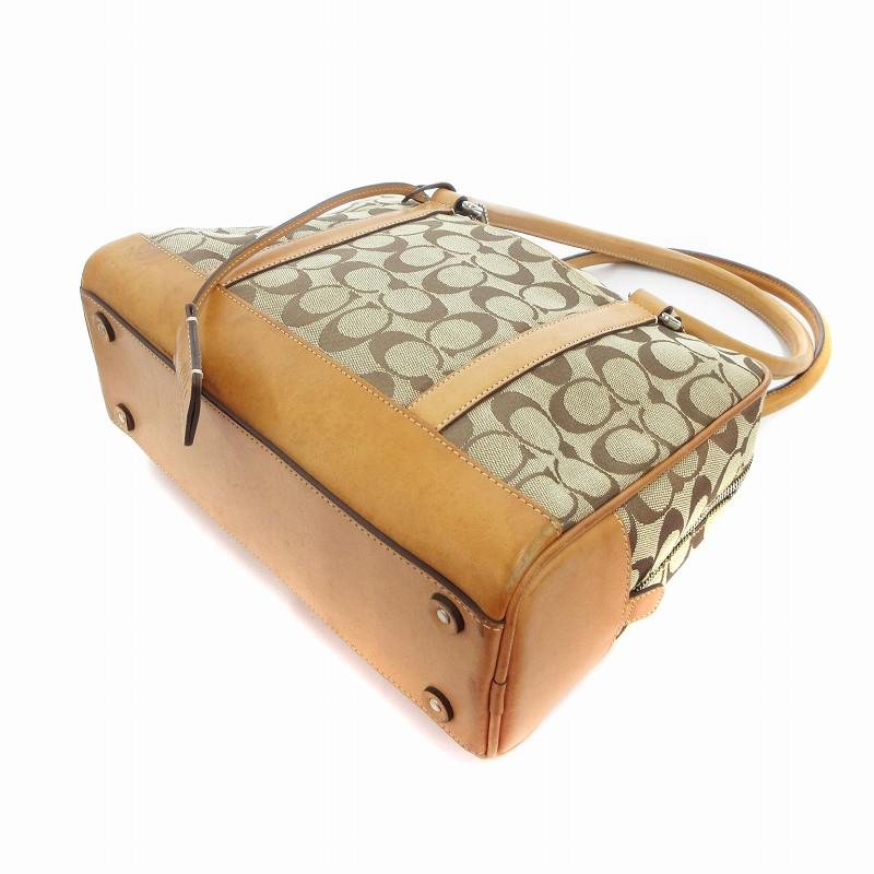 COACH（コーチ） ハンドバッグ ミニボストン シグネチャー キャンバス