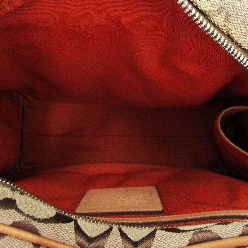 COACH（コーチ） ハンドバッグ ミニボストン シグネチャー キャンバス 