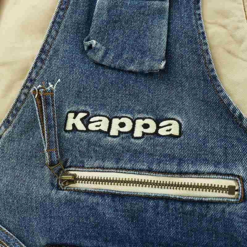 未使用品 カッパ kappa デニムベスト フィッシングベスト マルチ 