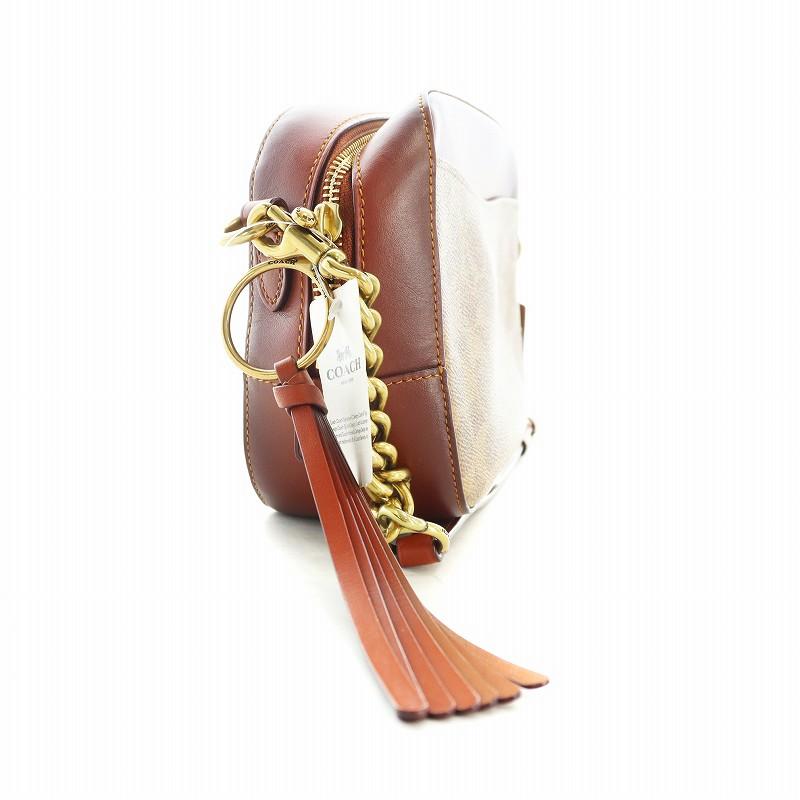 COACH 未使用品 コーチ ショルダーバッグ タグ付き タッセル 斜め掛け 