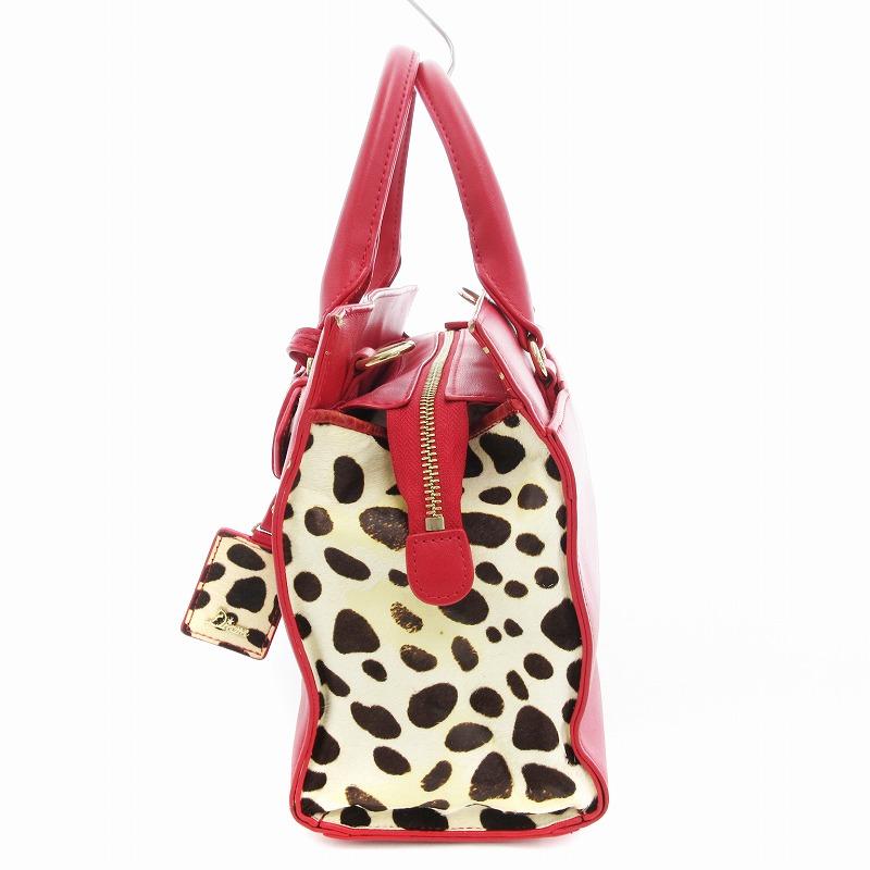 DIANA（ダイアナ） ショルダーバッグ ハンドバッグ 2WAY ダルメシアン