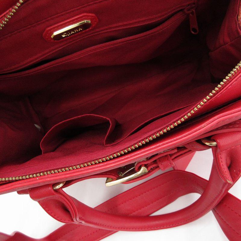 DIANA（ダイアナ） ショルダーバッグ ハンドバッグ 2WAY ダルメシアン