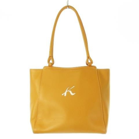 Kitamura（キタムラ） ハンドバッグ トートバッグ レザー 革 ロゴ