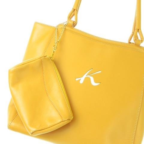 Kitamura（キタムラ） ハンドバッグ トートバッグ レザー 革 ロゴ