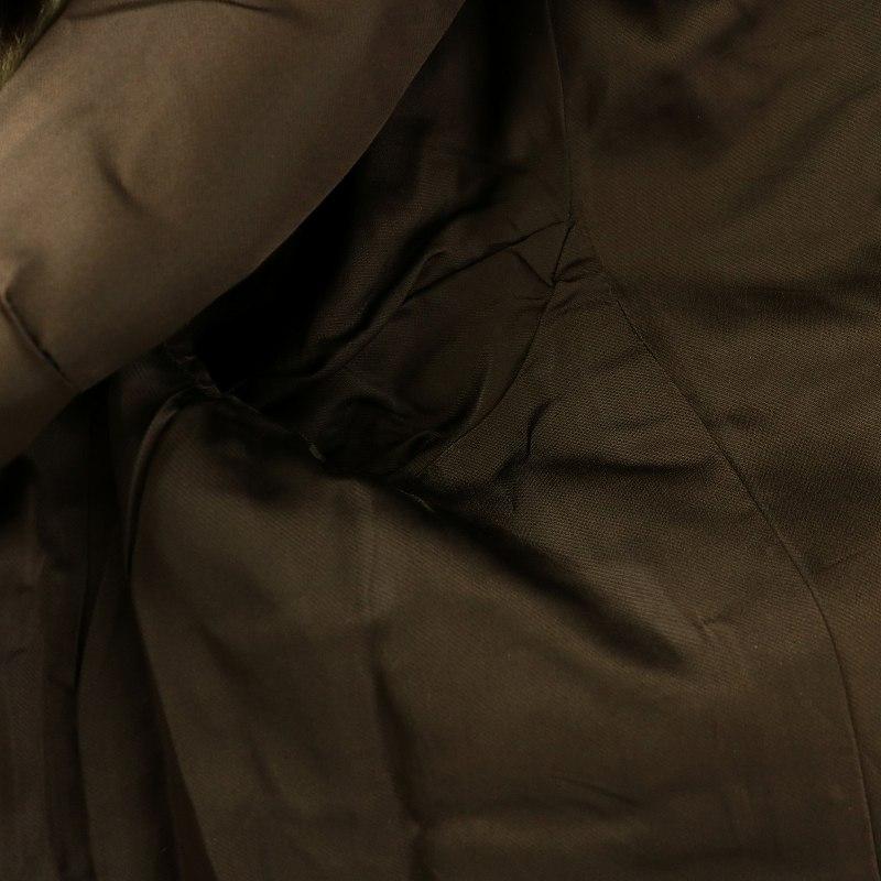 【中古】KINOSHITA 木下 ファーコート 毛皮コート フォックス ハーフ 茶 ブラウン /MW KINOSHITA 木下 ファーコート 毛皮コート フォックス ハーフ 茶