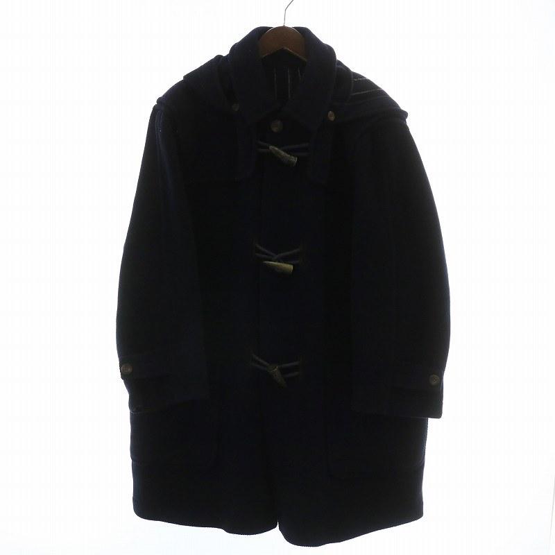 dunhill（ダンヒル） ダッフルコート アウター ウール ミドル フード