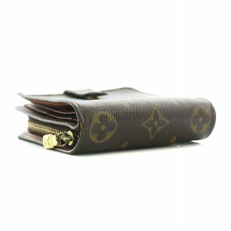 Louis Vuitton 二つ折り財布 ブラウン美品 LOUIS VUITTON（ルイ・ヴィトン） 財布 二つ折り PVC レザー