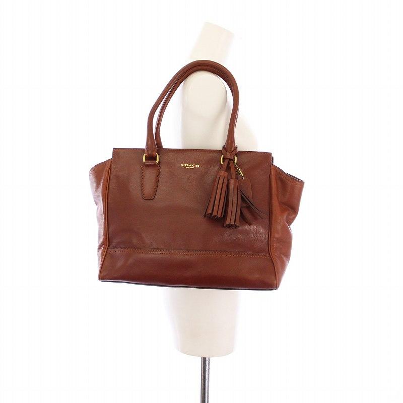 レディースファッション 【極美品】COACH レガシー タッセル トート