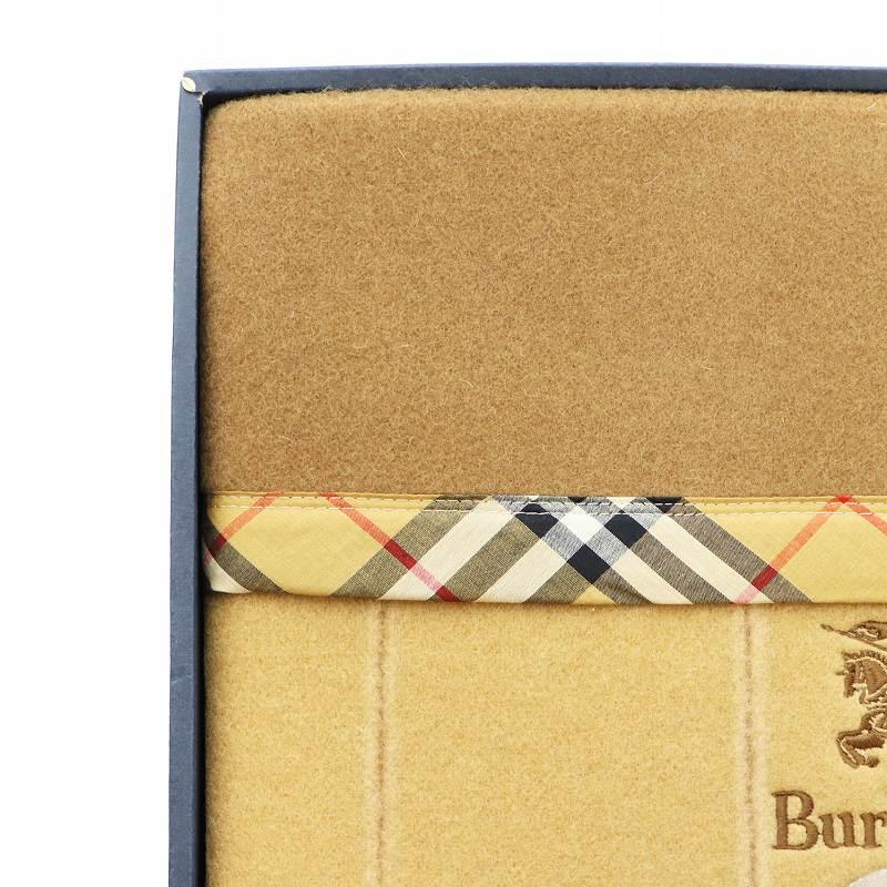 バーバリーズ Burberrys 純毛毛布 ブランケット ウール ノバチェック
